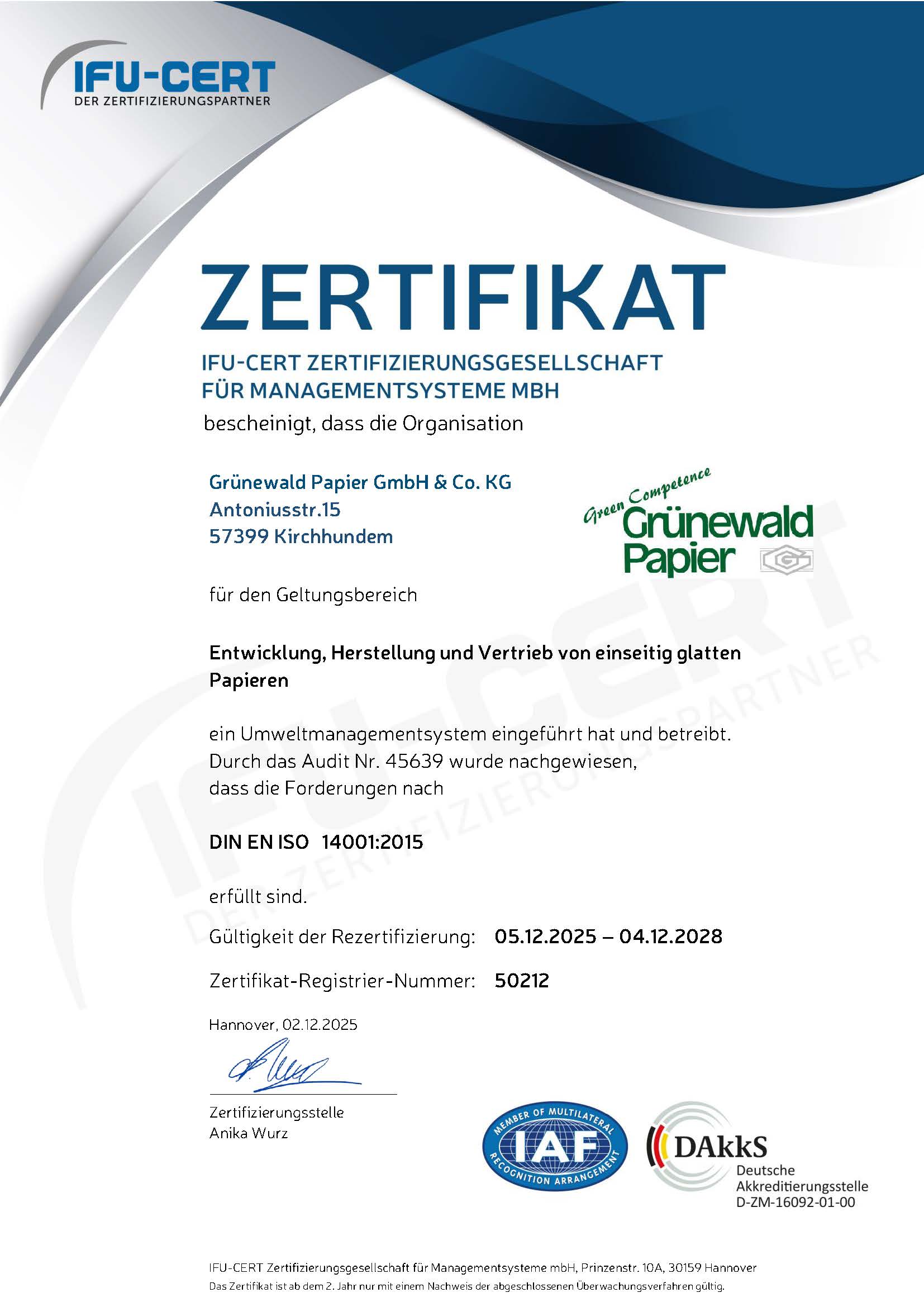 DIN EN ISO 14001