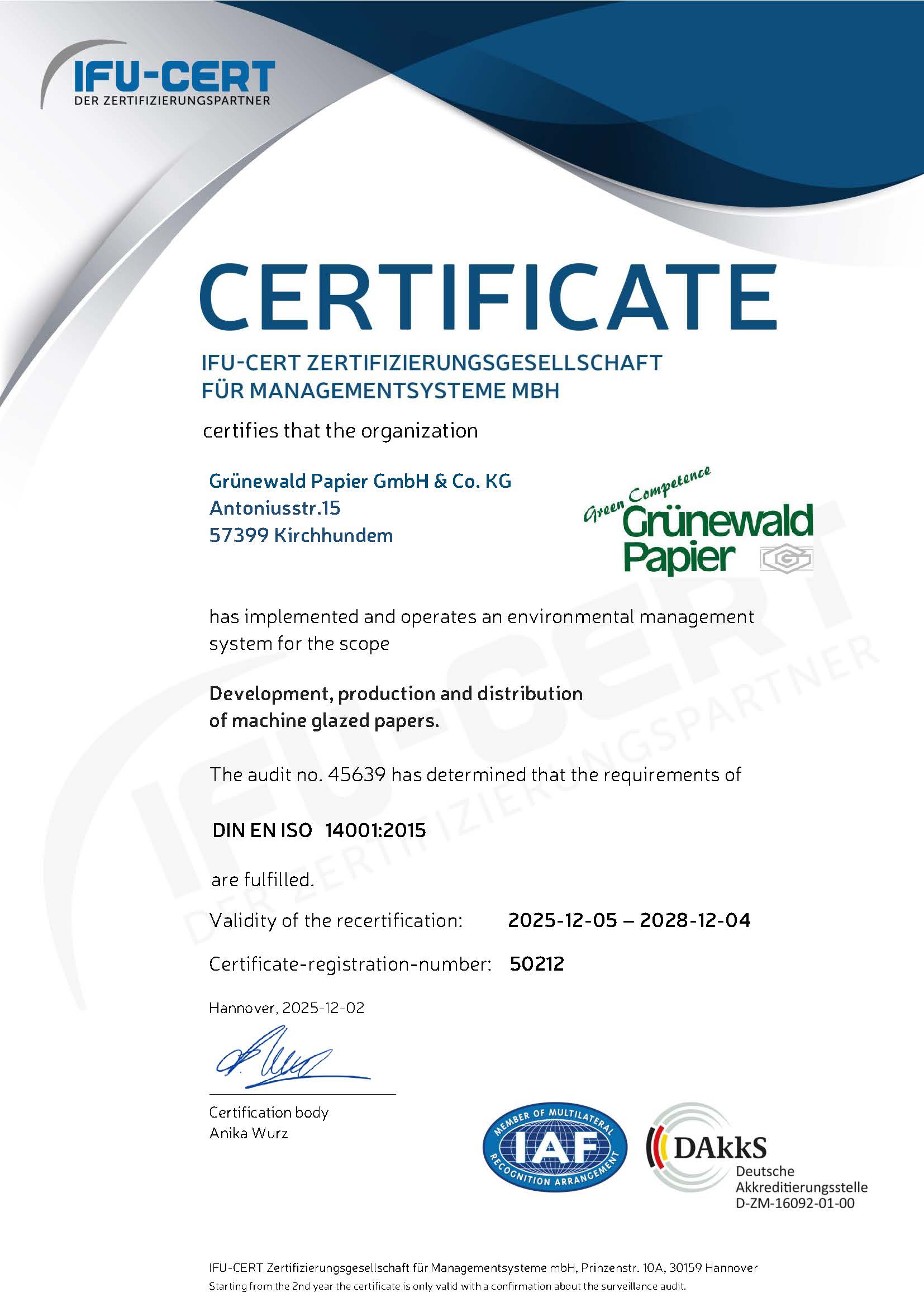 DIN EN ISO 14001